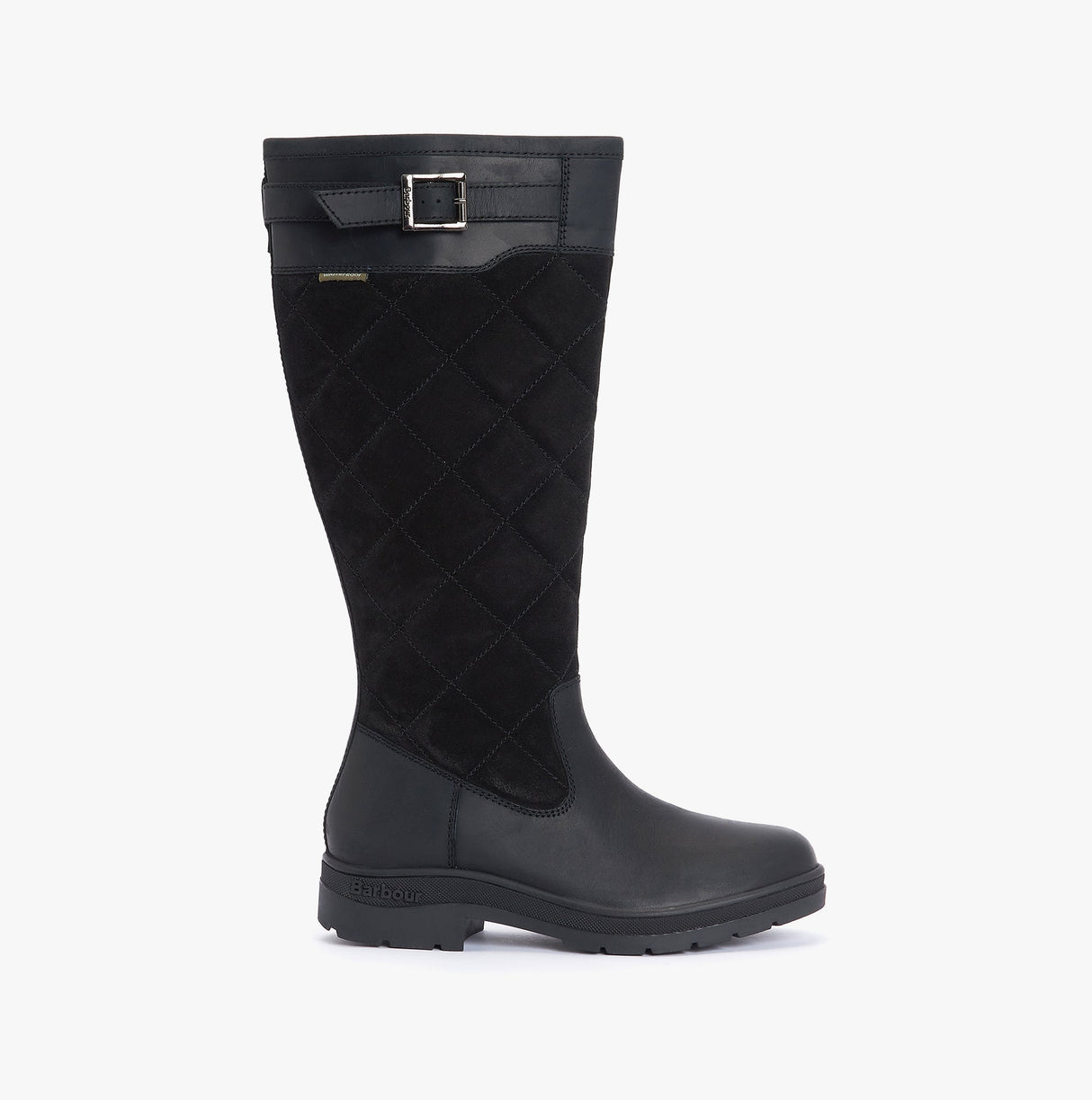 Barbour OAK Womens Waterproof Tall Boots Black