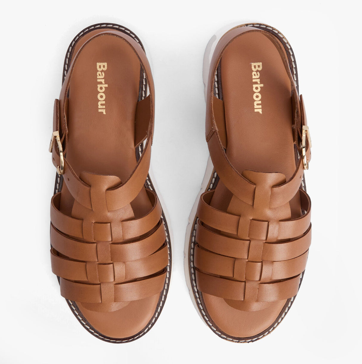 Barbour OTTERBURN Womens Fisherman Sandals Tan