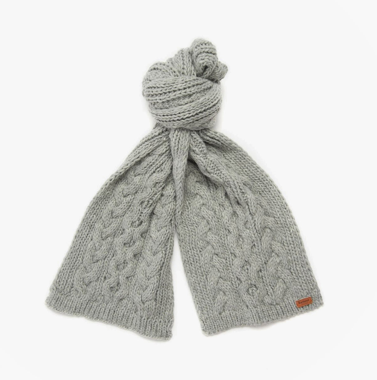Barbour PENSHAW BEANIE & SCARF Womens Gift Set Grey