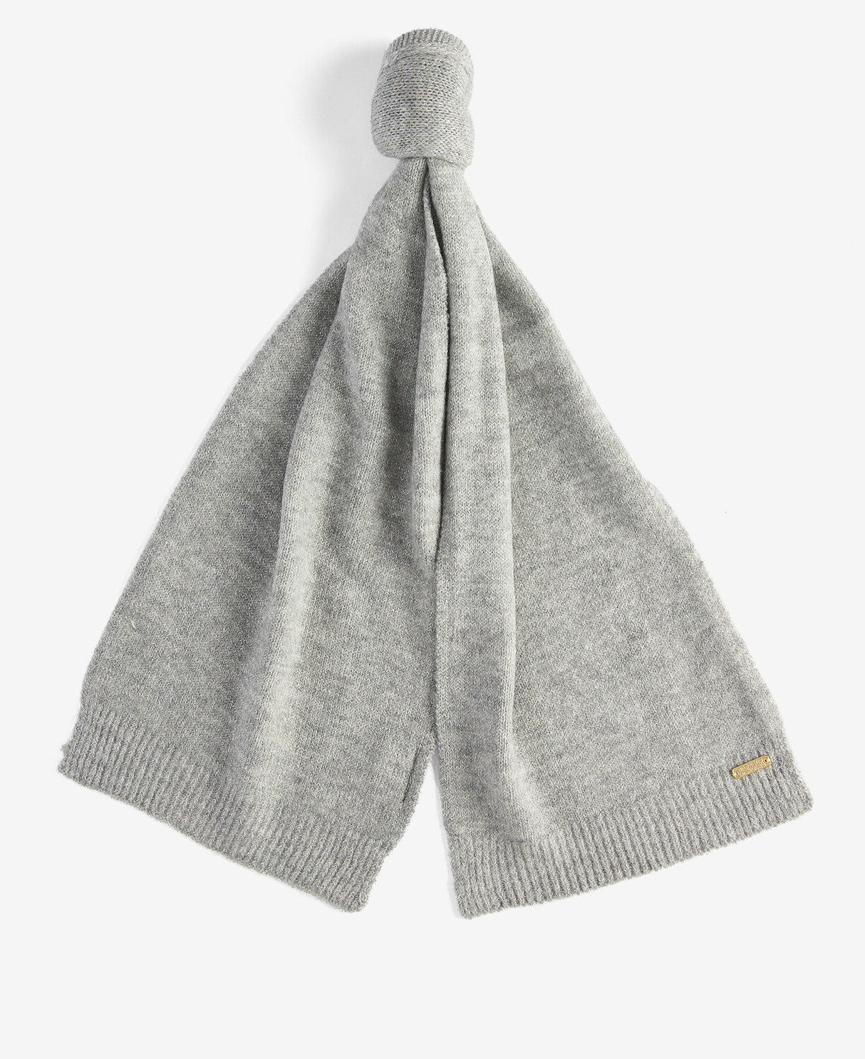 Barbour SPARKLE BEANIE & SCARF Womens Gift Set Grey Marl