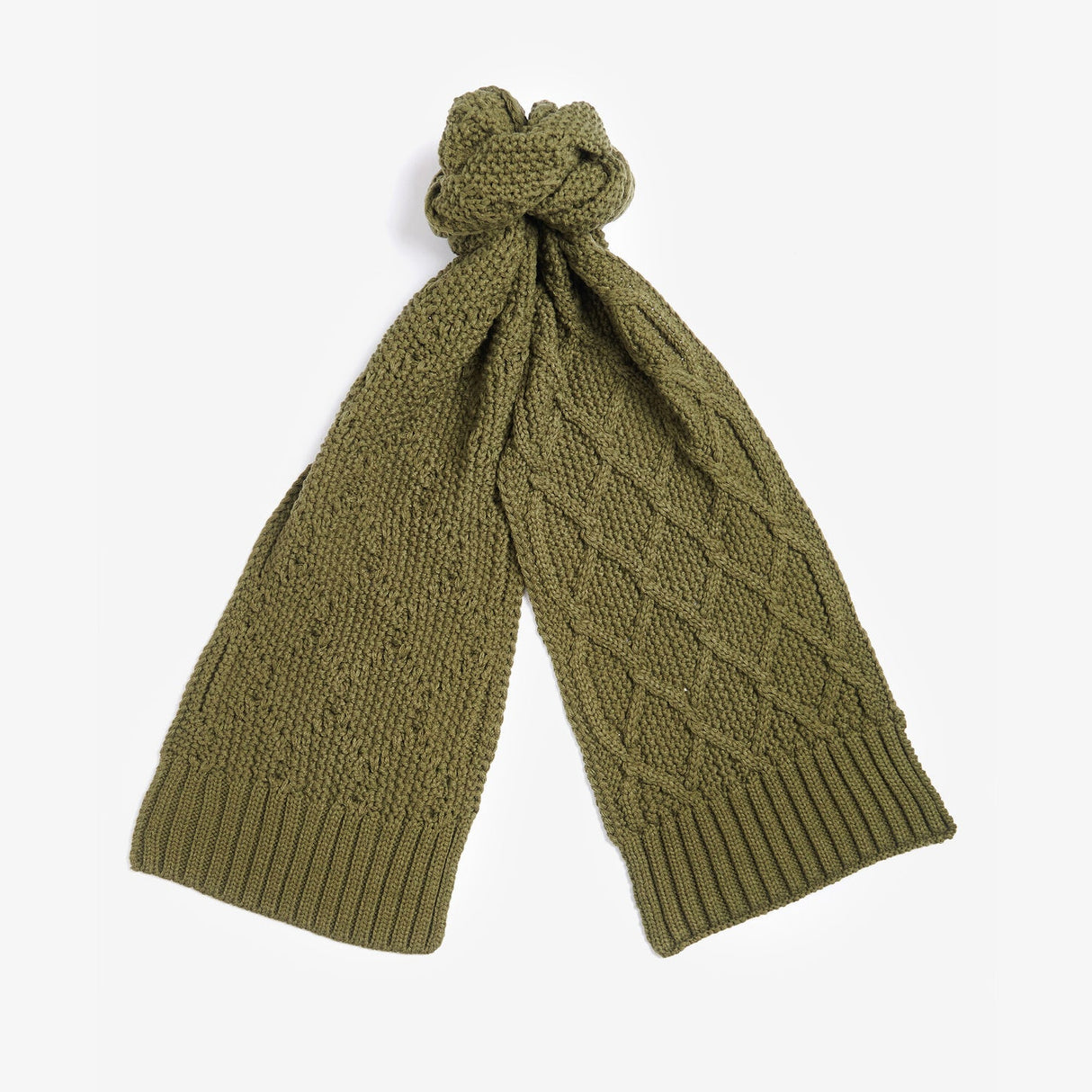 Barbour RIDLEY BEANIE & SCARF Gift Set Womens Olive
