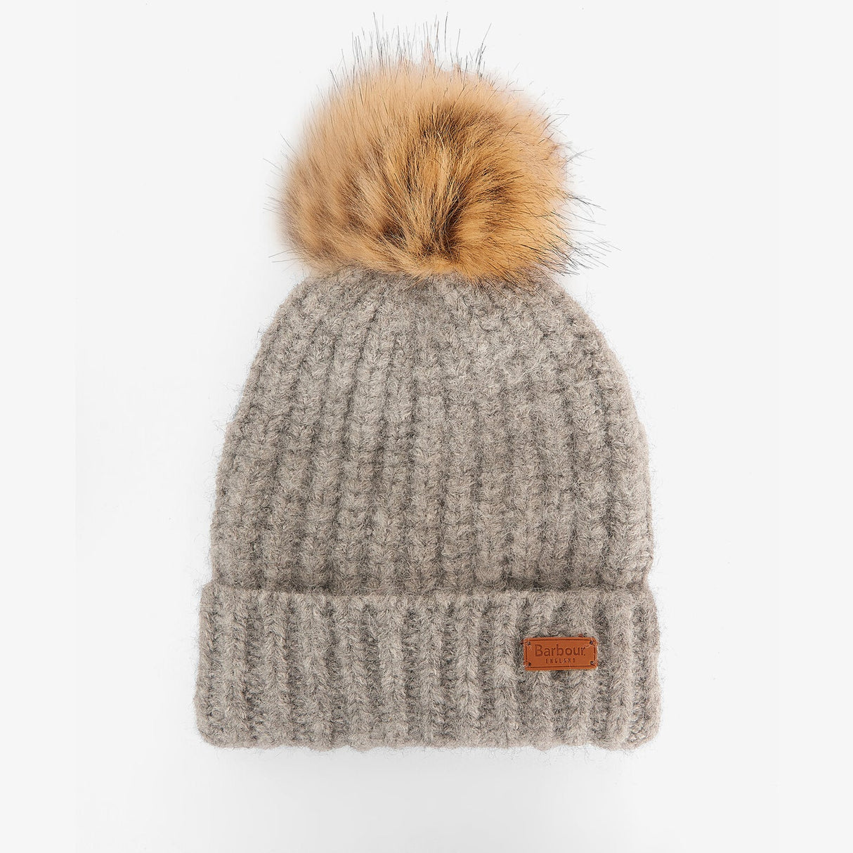 Barbour TRAVEL MUG & BEANIE Gift Set Womens Pink/Grey