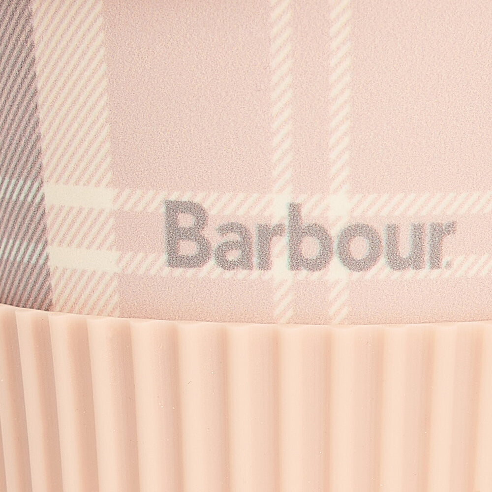 Barbour TRAVEL MUG & BEANIE Gift Set Womens Pink/Grey