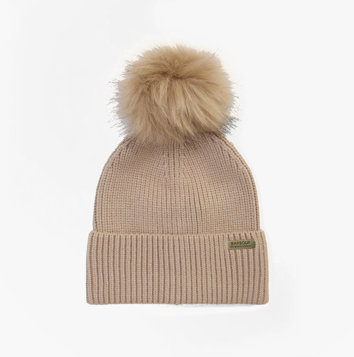 Barbour MALLORY POM Womens Beanie Oat