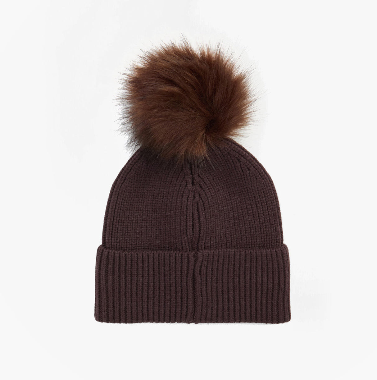 Barbour MALLORY POM Womens Beanie Chocolate