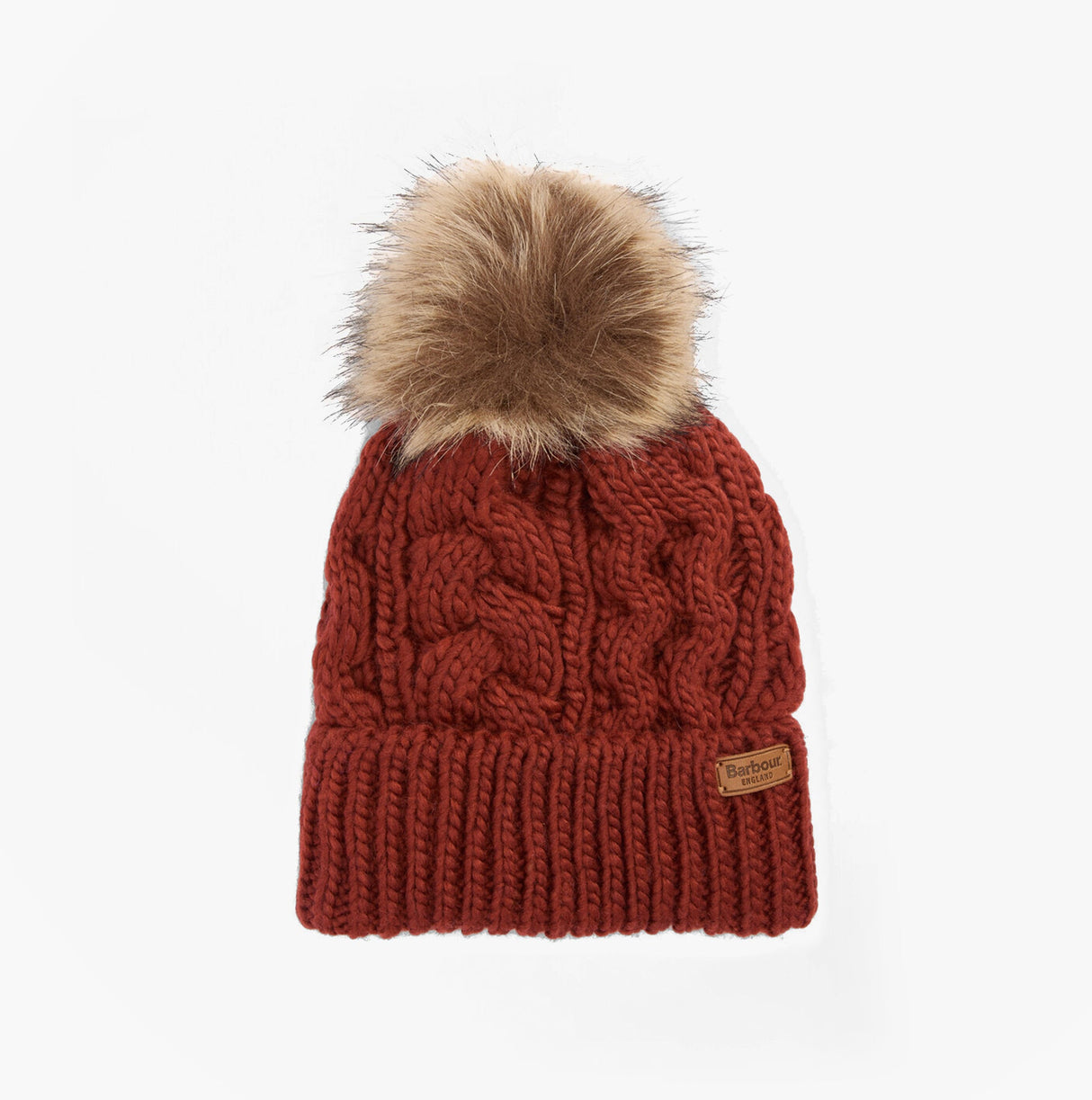 Barbour PENSHAW Womens Beanie Burnt Henna