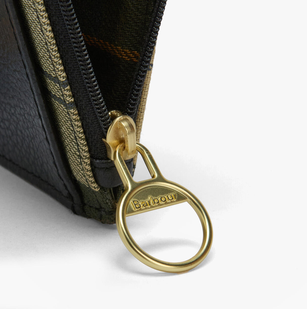 Barbour ALDER LEATHER Card Holder Womens Black