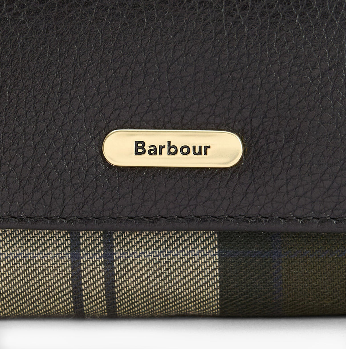 Barbour ROSA LEATHER French Purse Womens Black