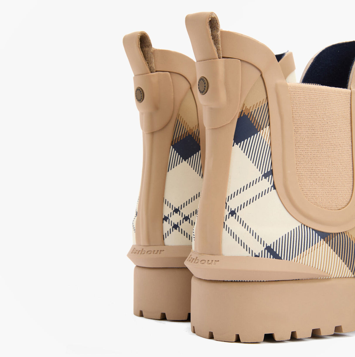 Barbour WILTON Womens Chelsea Wellies Hessian Tartan