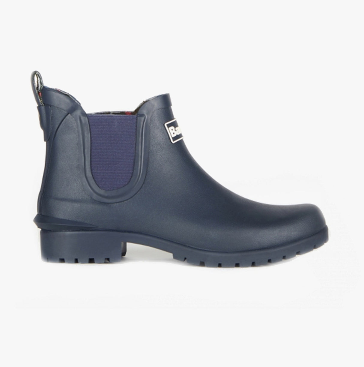 Barbour WILTON Womens Chelsea Wellington Boots Navy