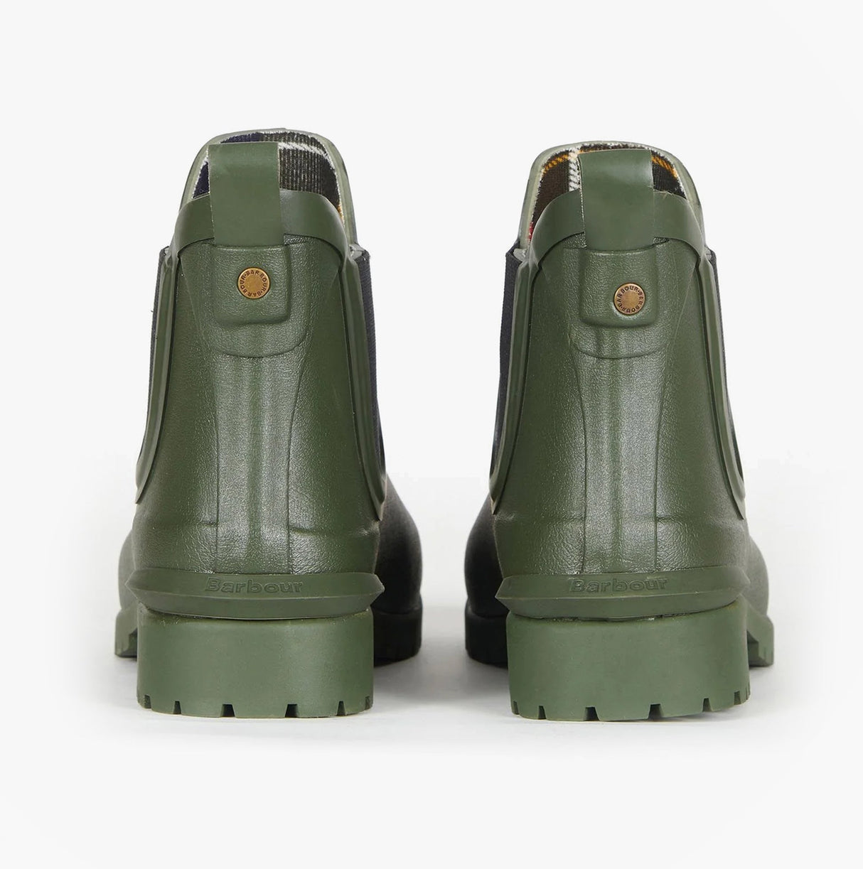 Barbour WILTON Womens Chelsea Wellington Boots Olive