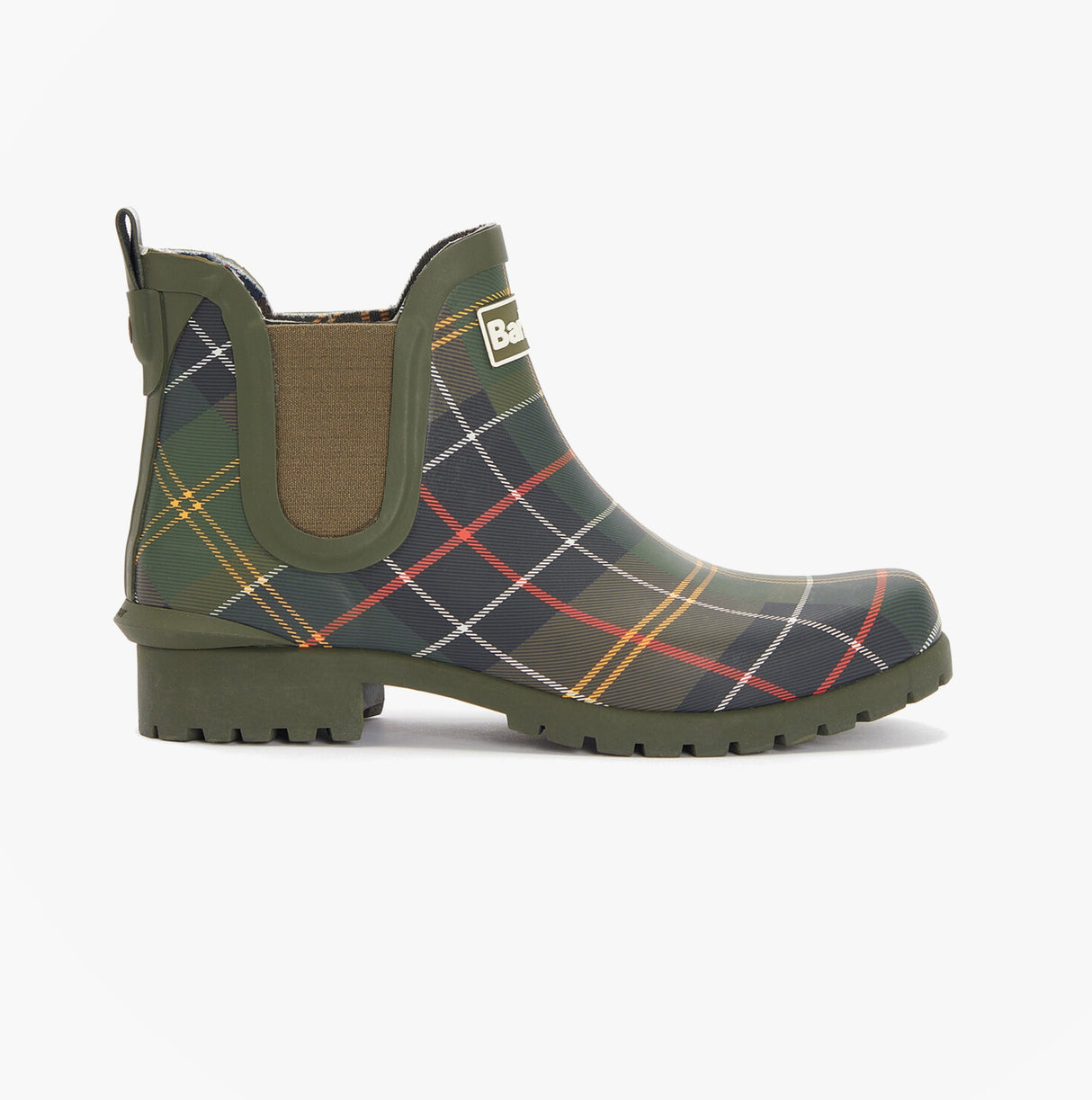 Barbour WILTON Womens Ankle Wellington Boots Classic Tartan