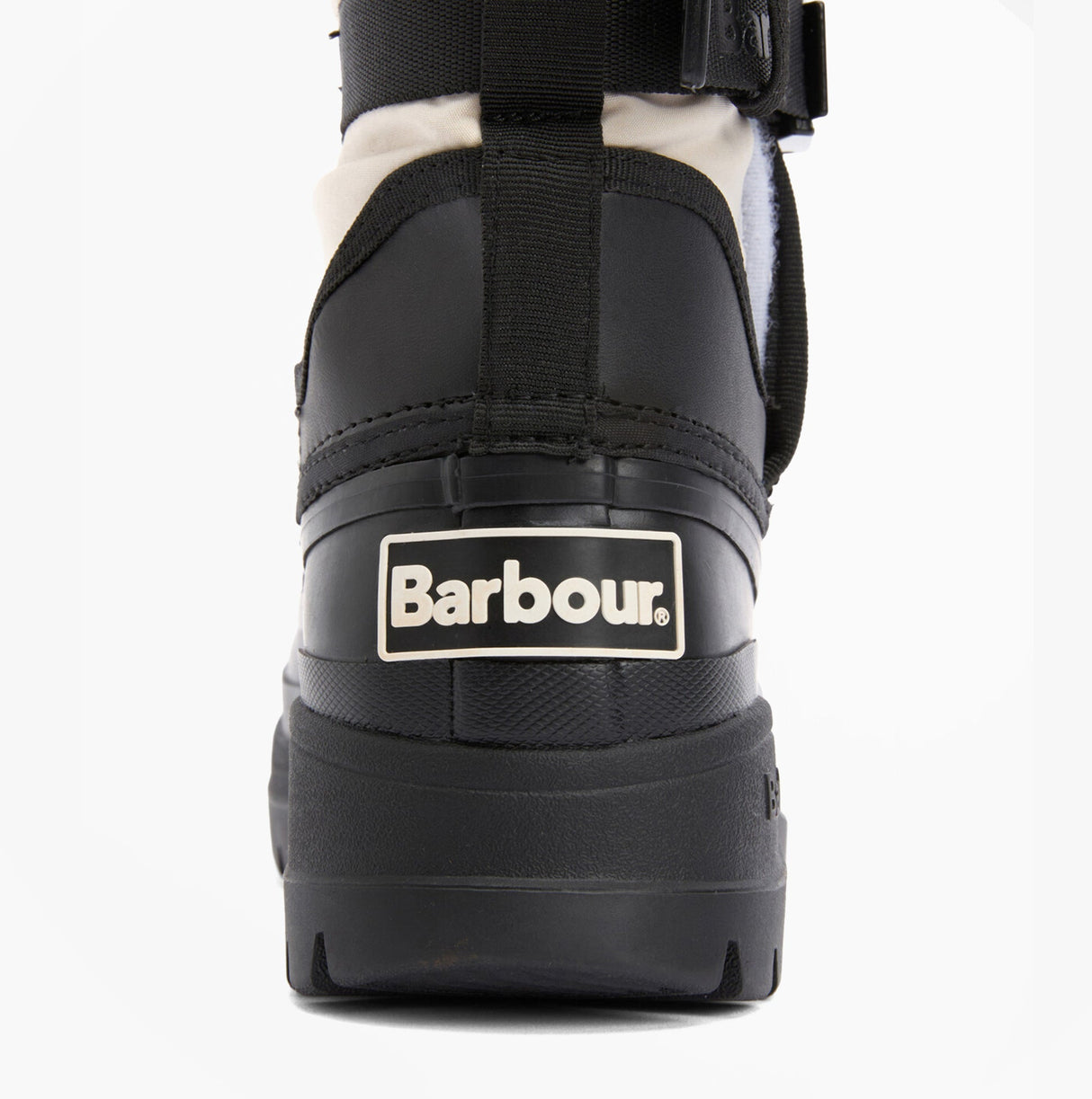 Barbour BRAYBOURN Womens Duck Boot Wellies Beige/Black