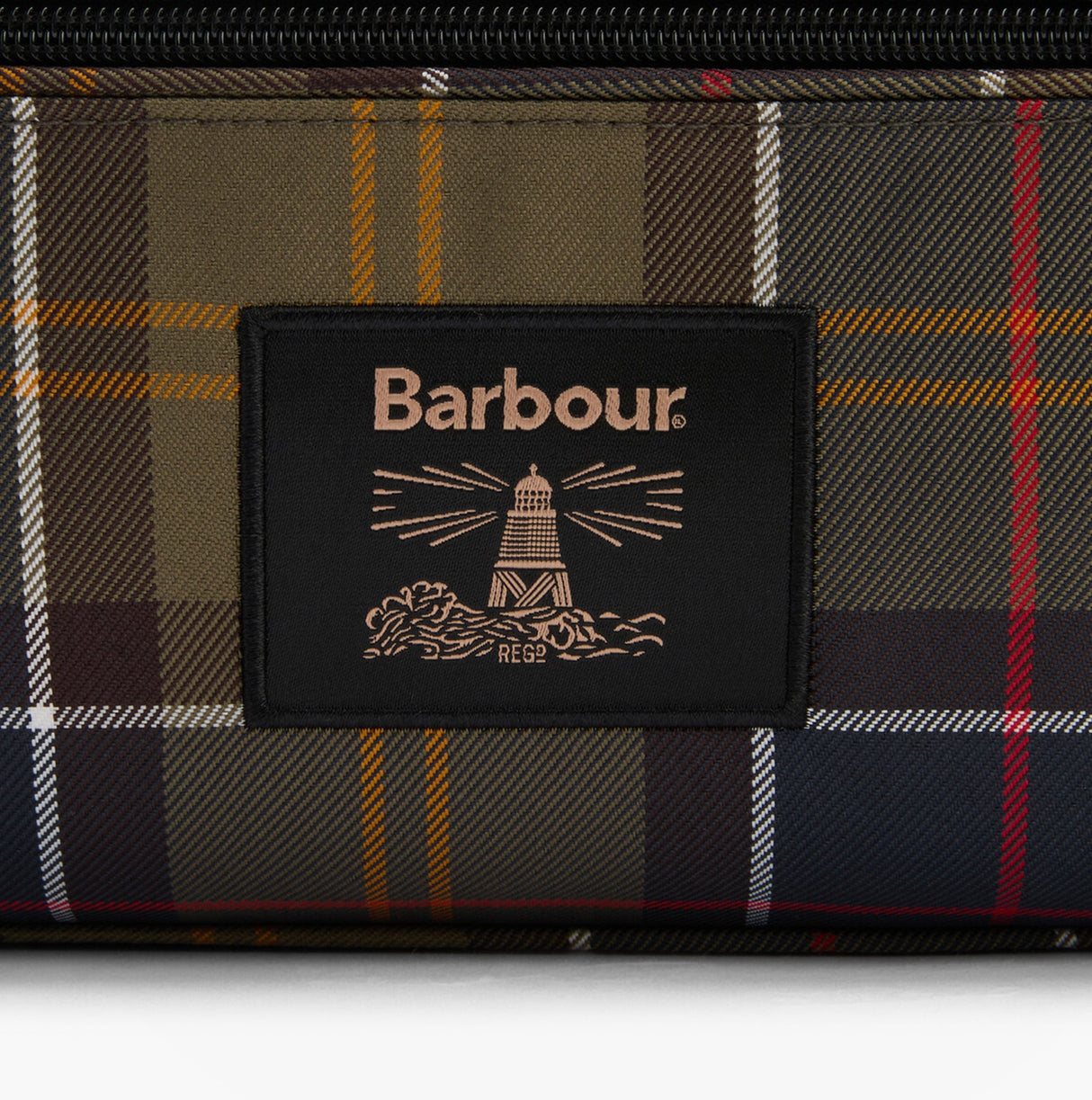 Barbour TARTAN Mens Washbag Classic/Beacon