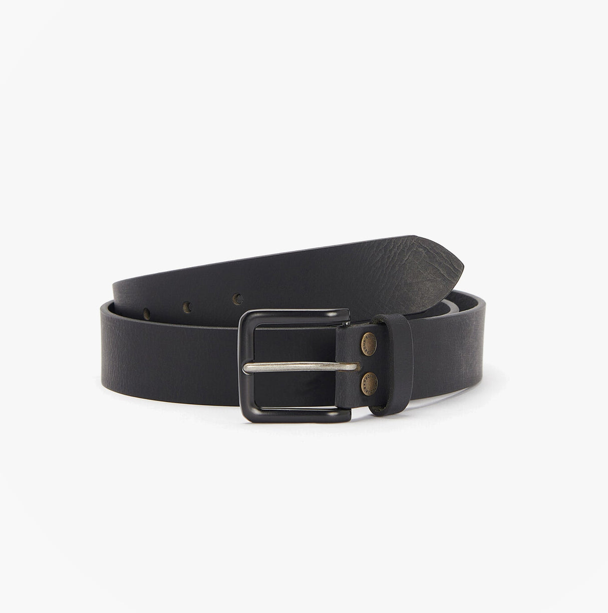 Barbour DOUBLE RIVET BELT Mens Black