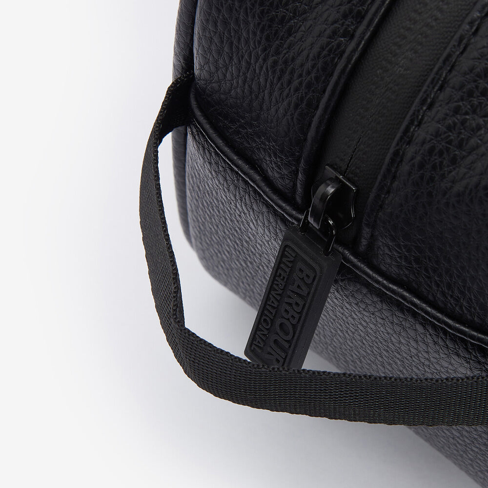Barbour BLACKWALL Mens Wash Bag Black