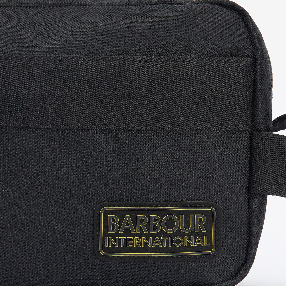 Barbour KNOCKHILL ESSENTIAL Mens Wash Bag Black