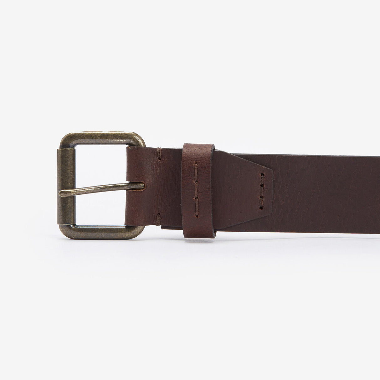Barbour GLEN Mens Leather Belt Brown