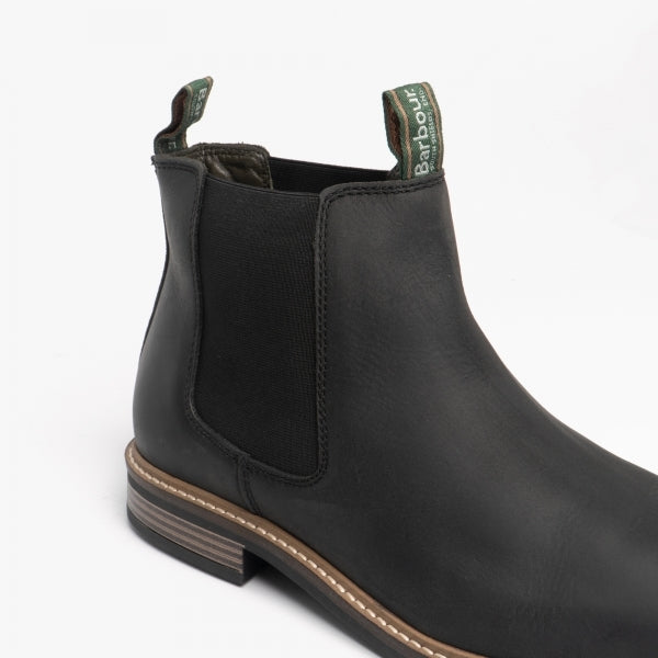 Barbour FARSLEY Mens Chelsea Boots Black