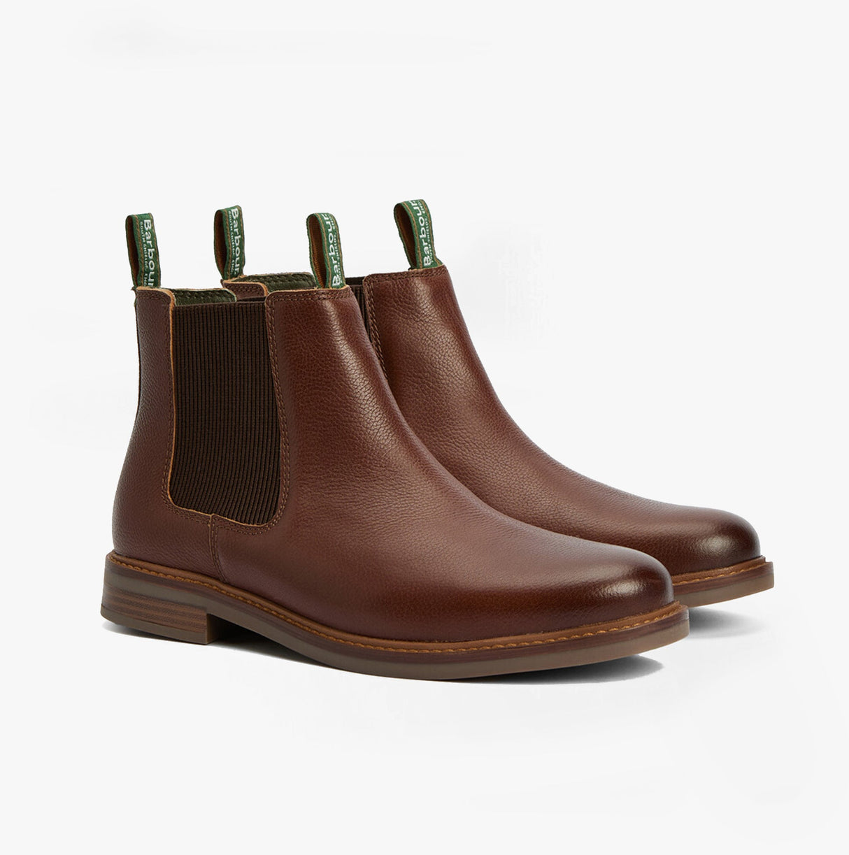 Barbour FARSLEY Mens Chelsea Boots Teak