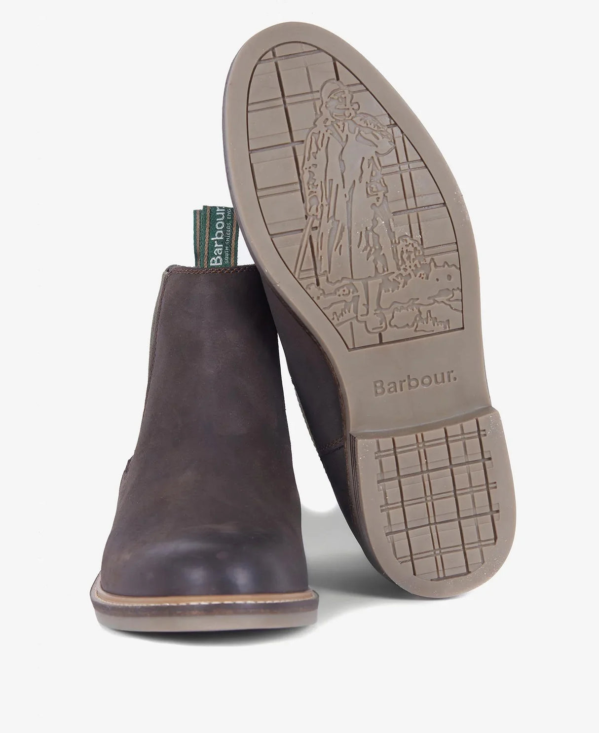 Barbour FARSLEY Mens Chelsea Boots Chocolate