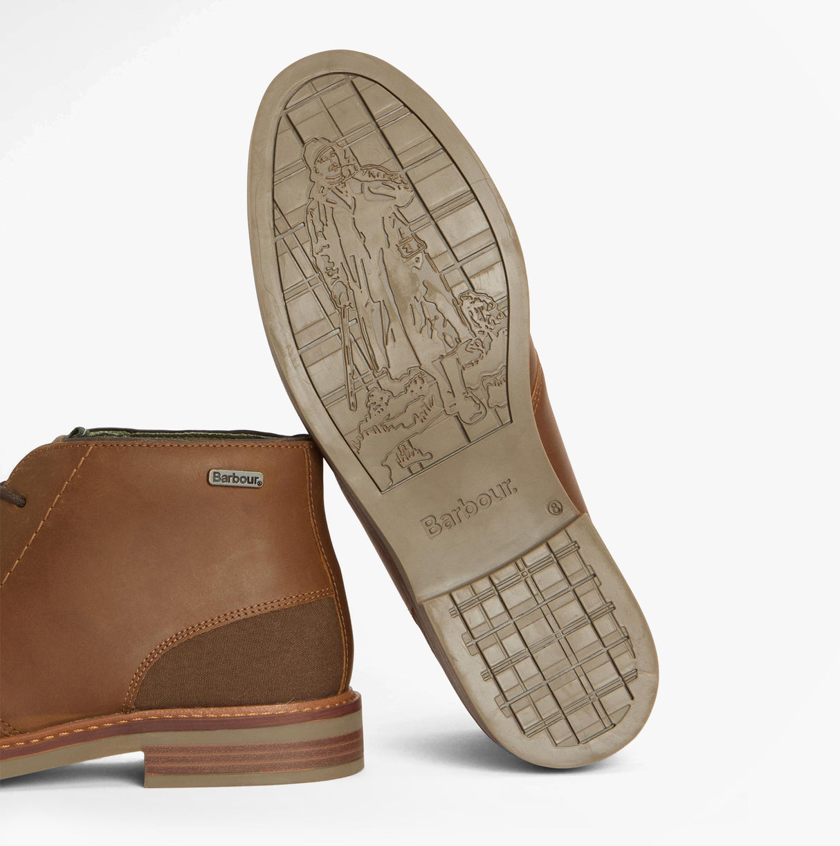 Barbour FARSLEY Mens Chelsea Boots Tan