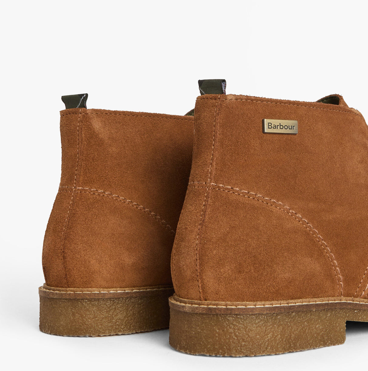 Barbour SONORAN Mens Desert Boots Fox Suede