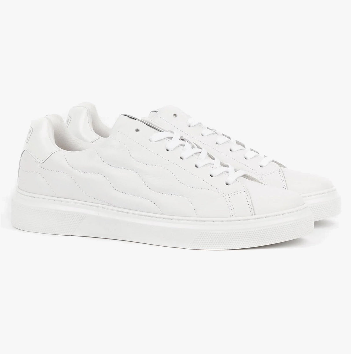 Barbour GLENDALE Mens Trainers White