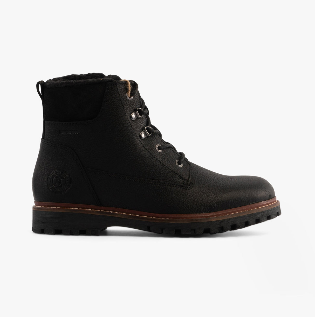 Barbour STORR Mens Derby Boots Black