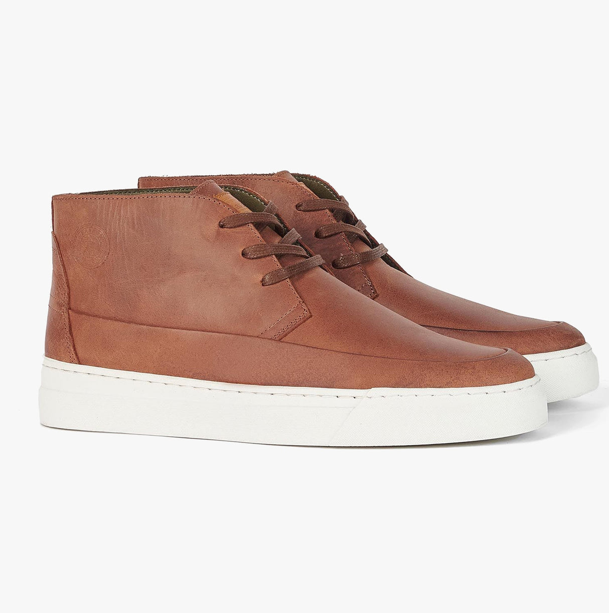 Barbour MASON Mens Chukka Boots Cognac