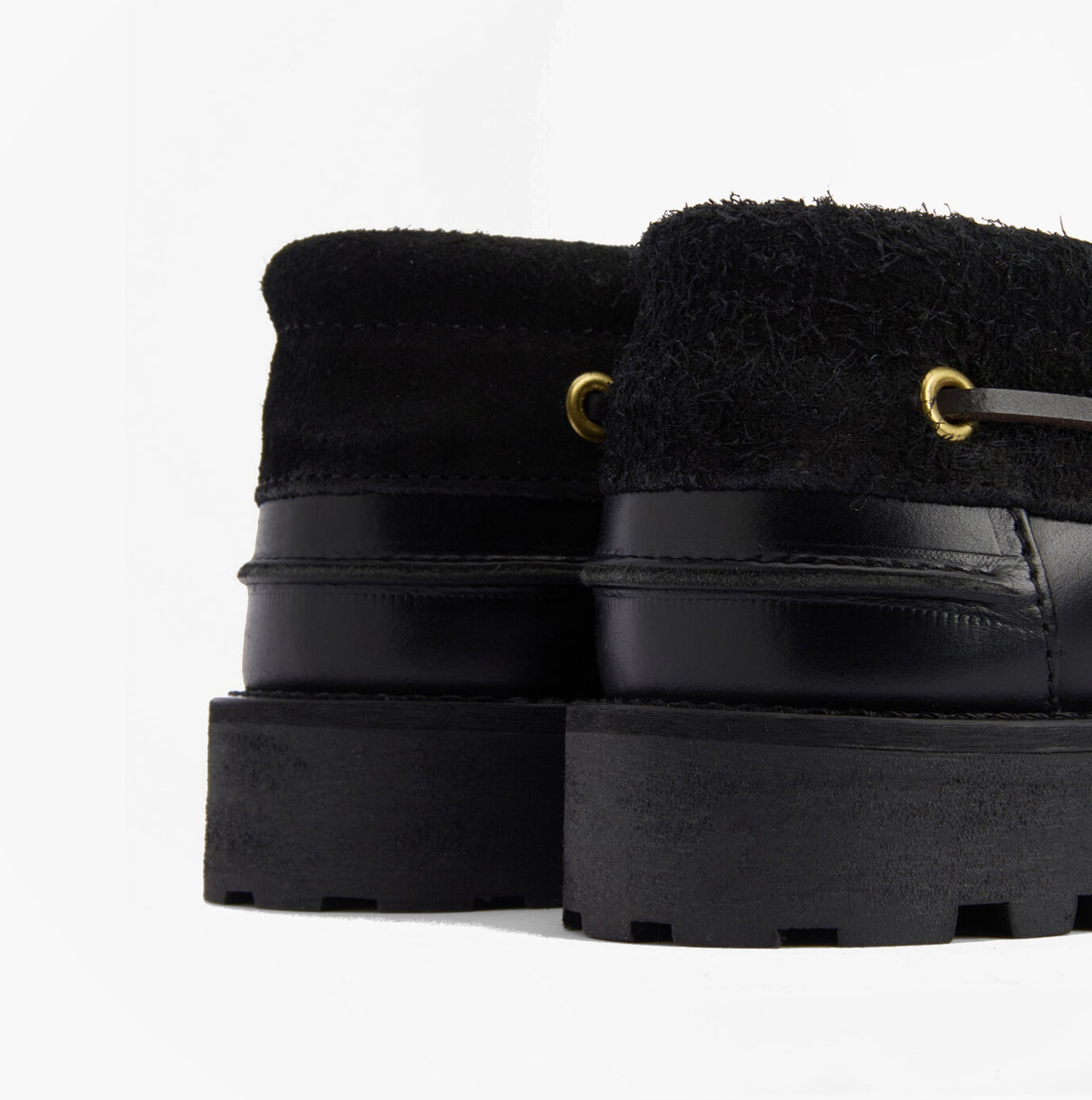 Barbour DECK Mens Boat Shoe Black