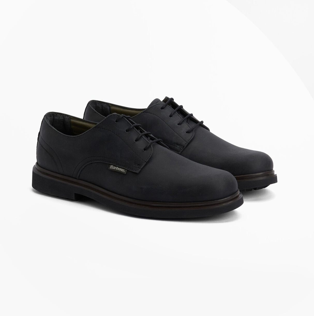Barbour CARTHY Mens Derby Shoes Black