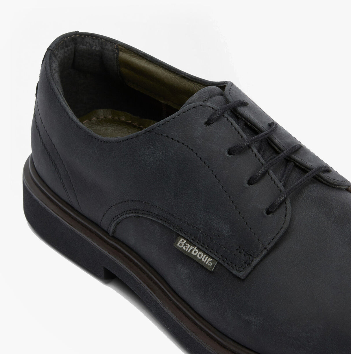 Barbour CARTHY Mens Derby Shoes Black