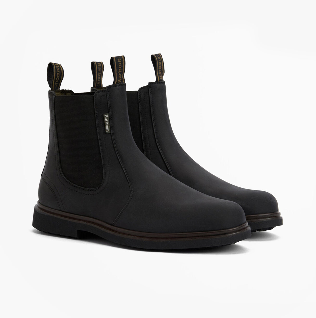 Barbour HALE Mens Chelsea Boots Black