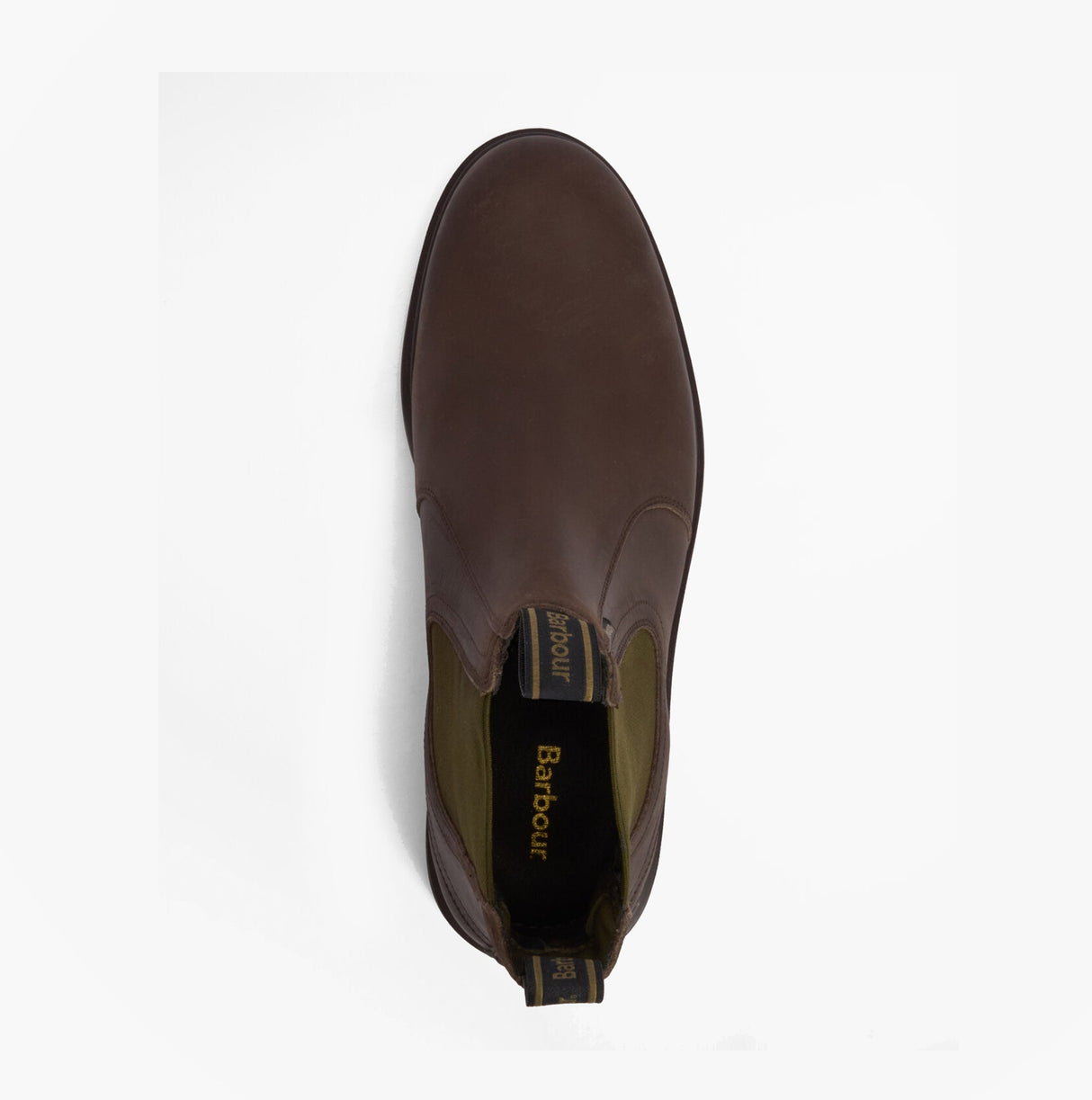 Barbour HALE Mens Chelsea Boots Dark Brown