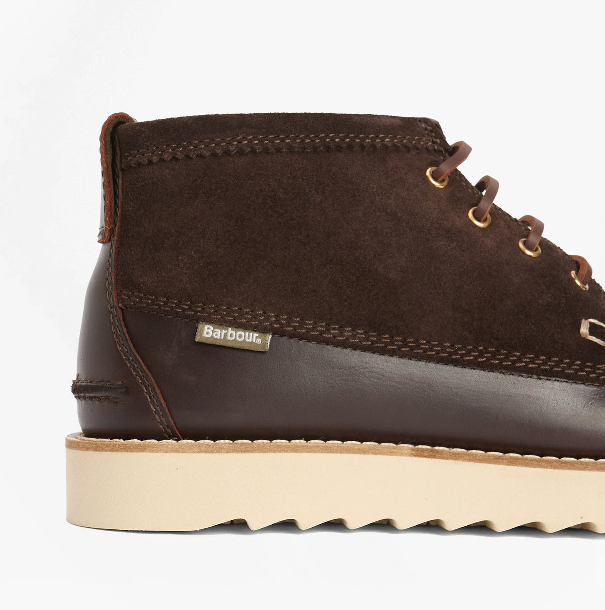 Barbour HADSTON Mens Chukka Boots Dark Brown