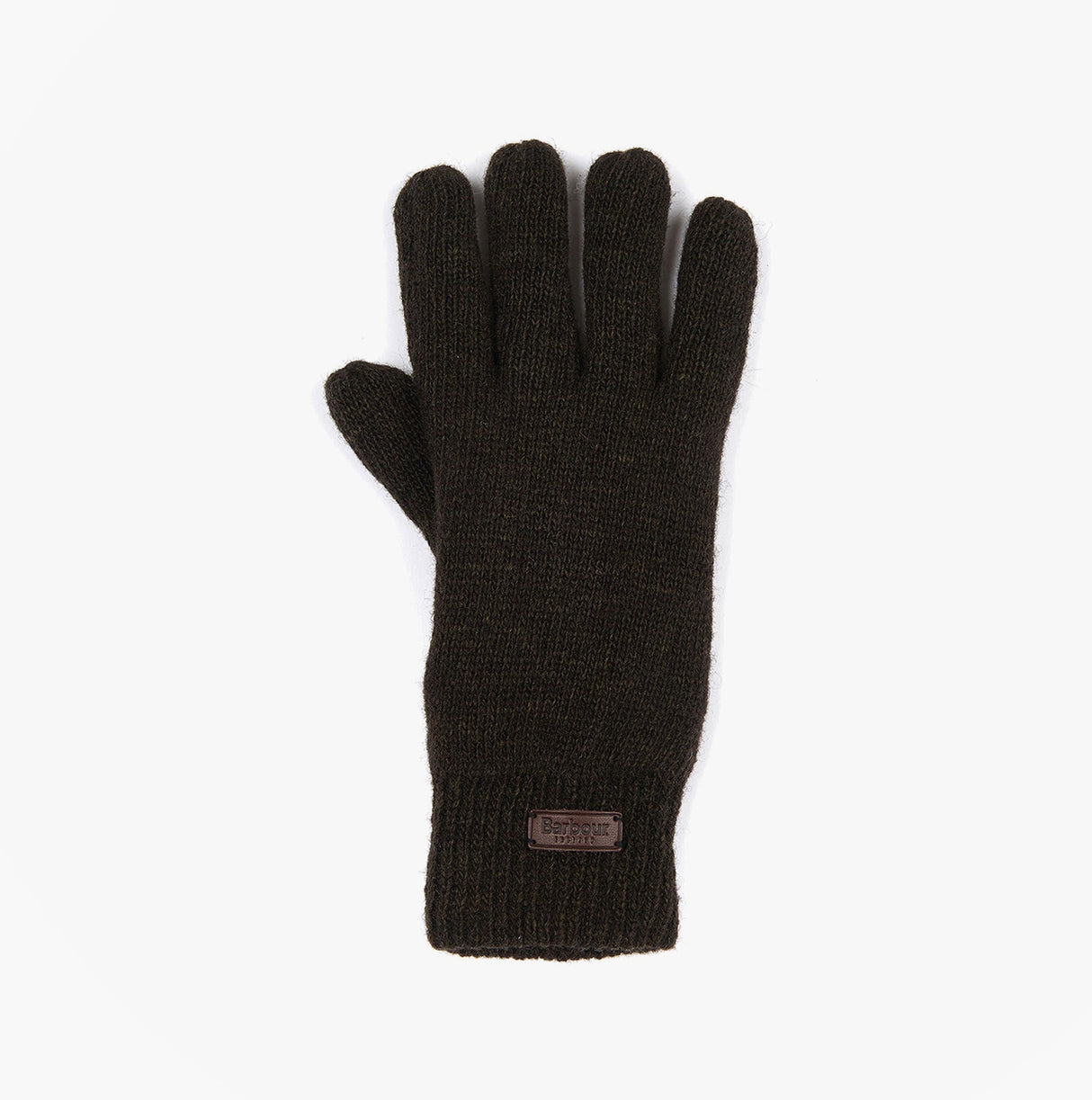 Barbour CARLTON Mens Wool Gloves Dark Green