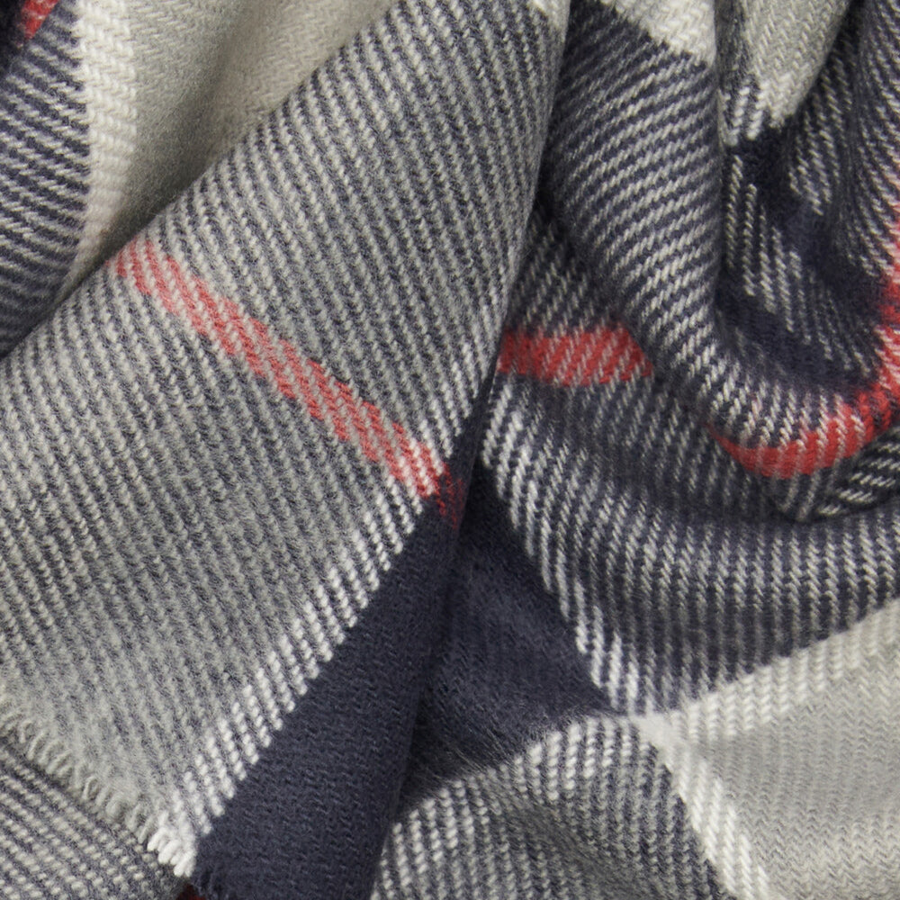 Barbour SWINTON & GALINGALE Hat & Scarf Gift Set Mens Blue Granite