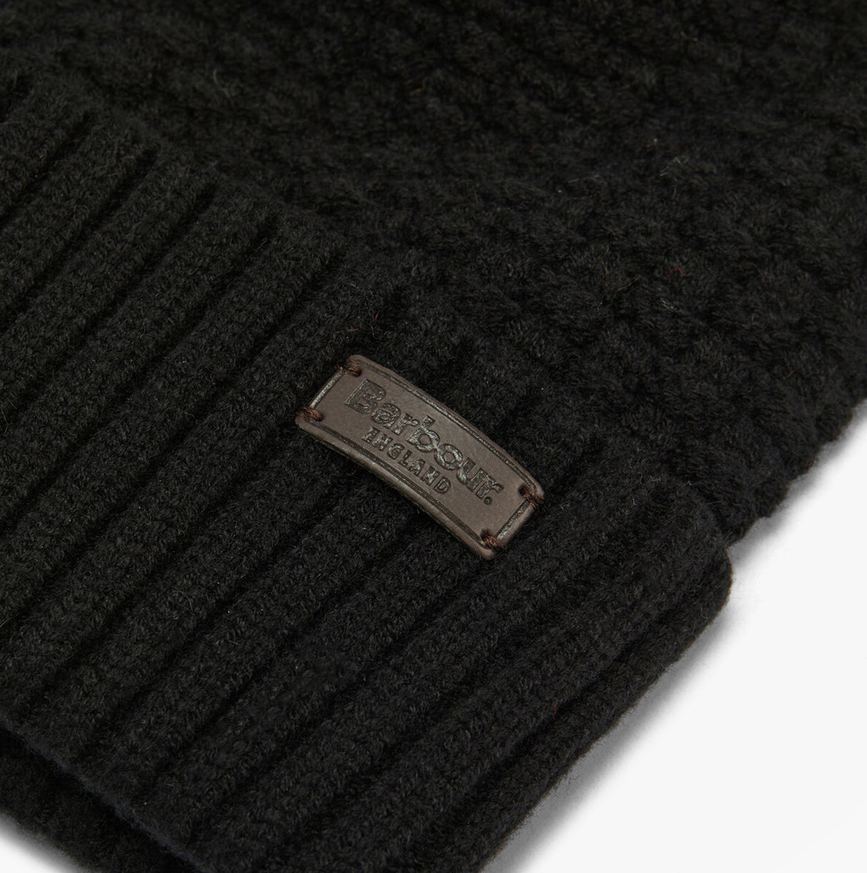 Barbour RAMSIDE BEANIE AND SCARF Mens Gift Set Black