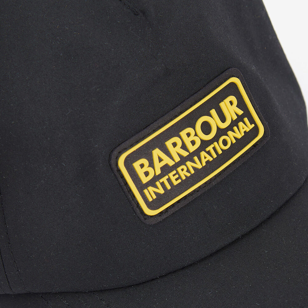 Barbour LEGACY WAXED COTTON Mens Sports Cap Black