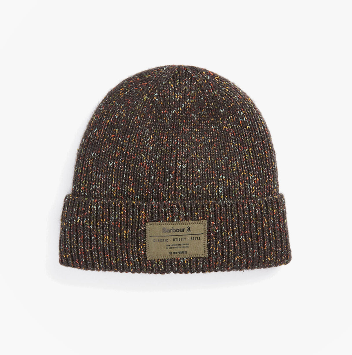 Barbour ESTON Mens Beanie Forest Green