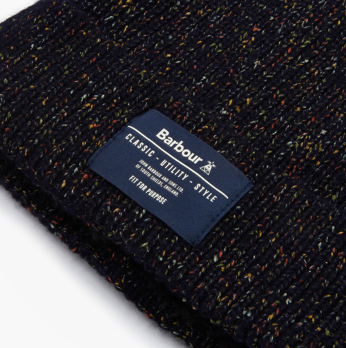 Barbour ESTON Mens Beanie Navy