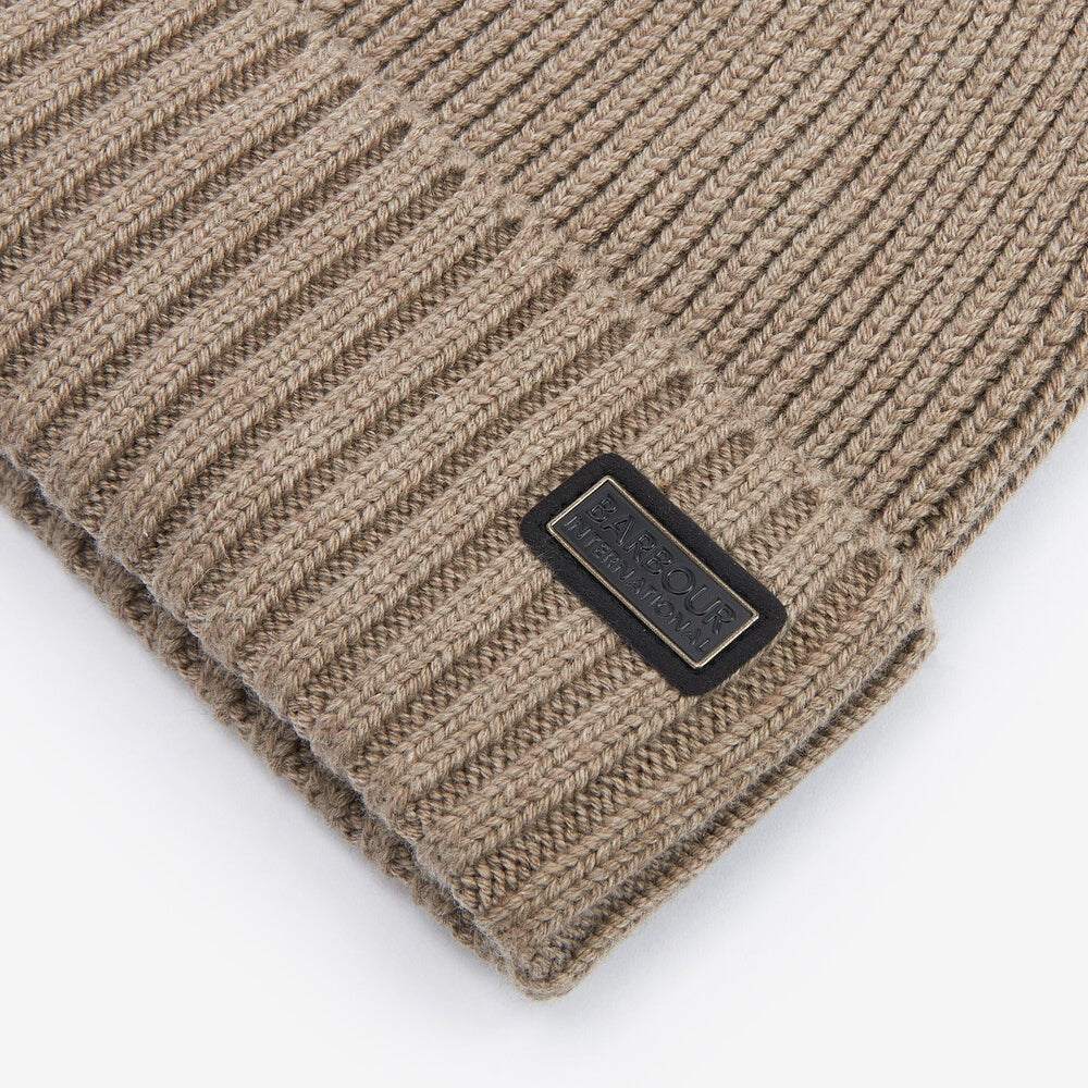 Barbour CHESTER Mens Beanie Brindle