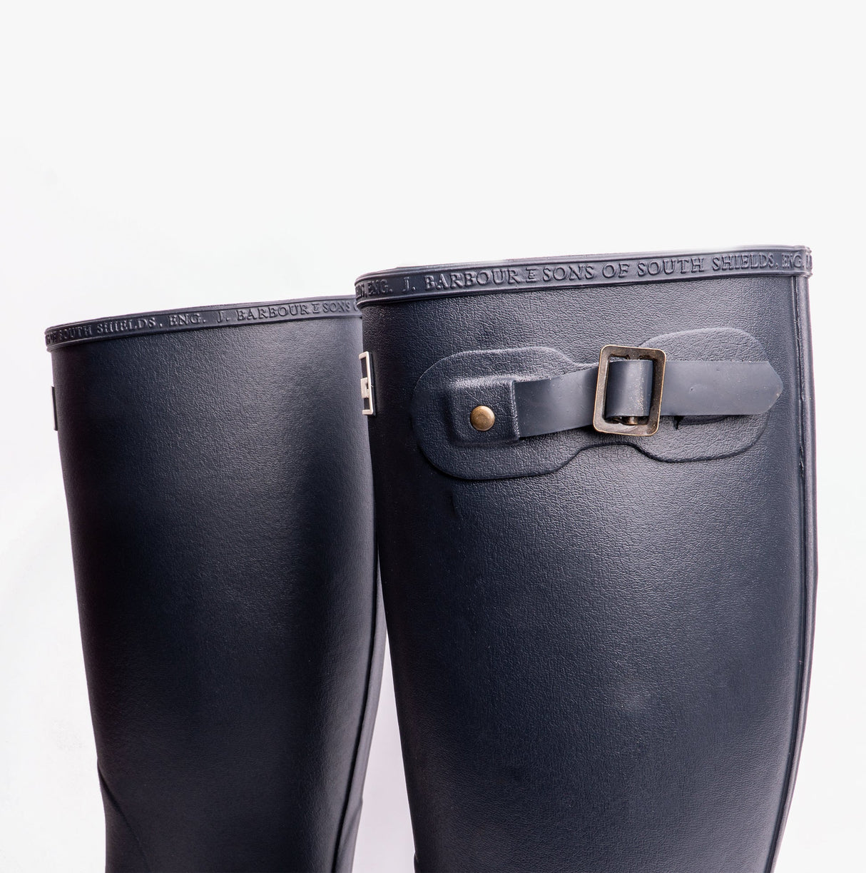 Barbour BEDE Mens Wellington Boots Navy