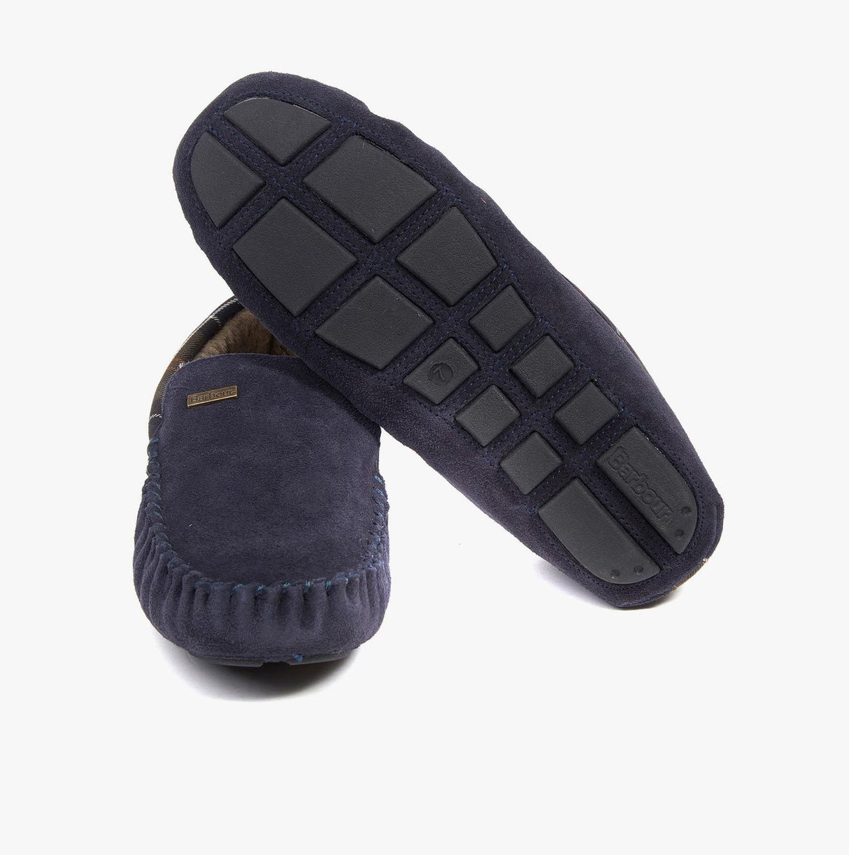 Barbour MONTY Mens Slippers Navy