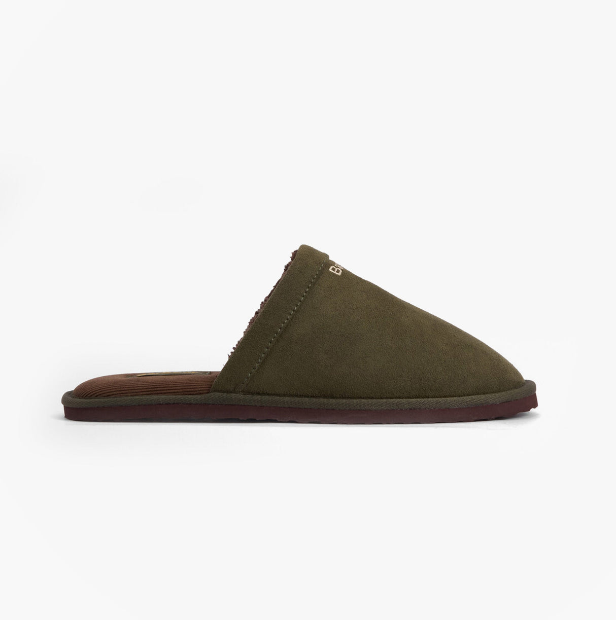 Barbour EVERITT Mens Mule Slippers Olive