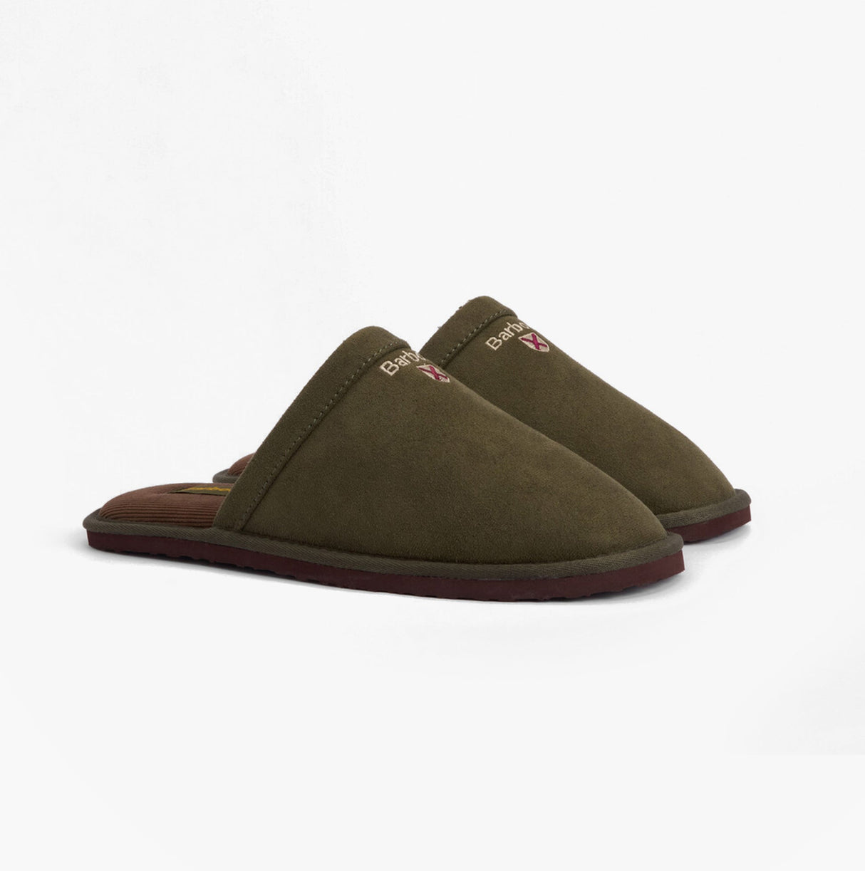 Barbour EVERITT Mens Mule Slippers Olive