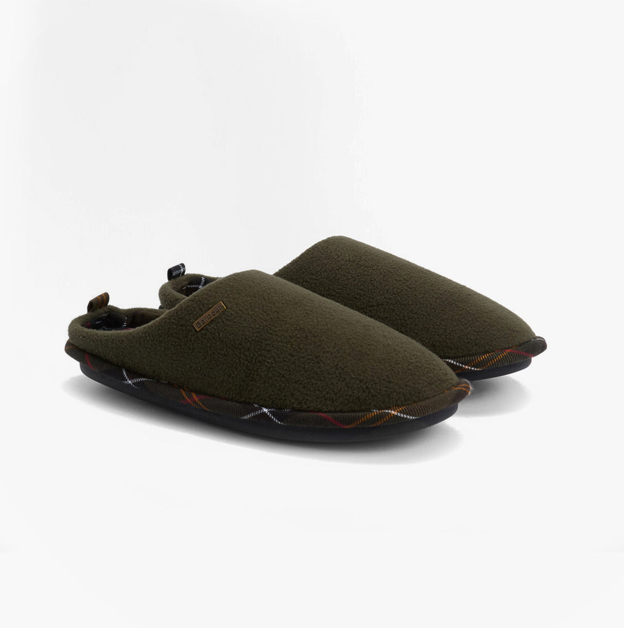 Barbour HEXHAM Mens Mule Slippers Olive