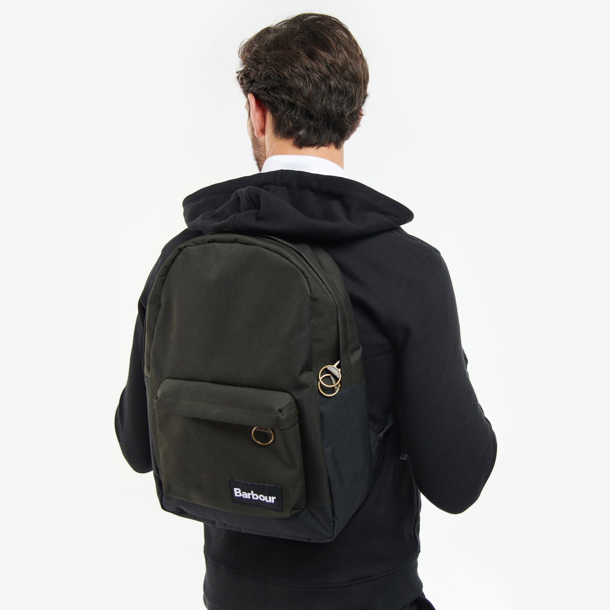 Barbour HIGHFIELD CANVAS BACKPACK Unisex Adults Canvas Backpack Navy/Olive