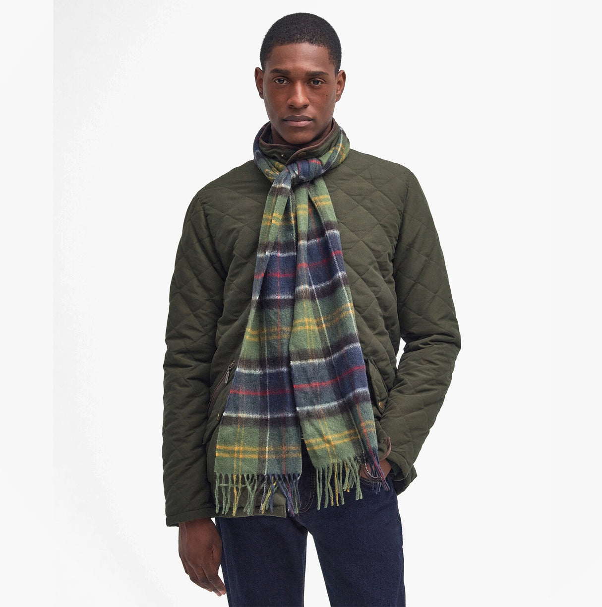 Barbour WOOL CASHMERE TARTAN Mens Winter Classic